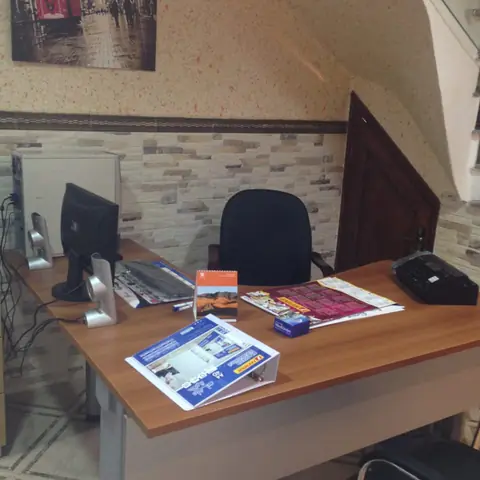 Bureau d'un conseiller voyage